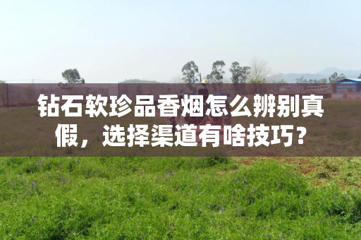 钻石软珍品香烟怎么辨别真假，选择渠道有啥技巧？